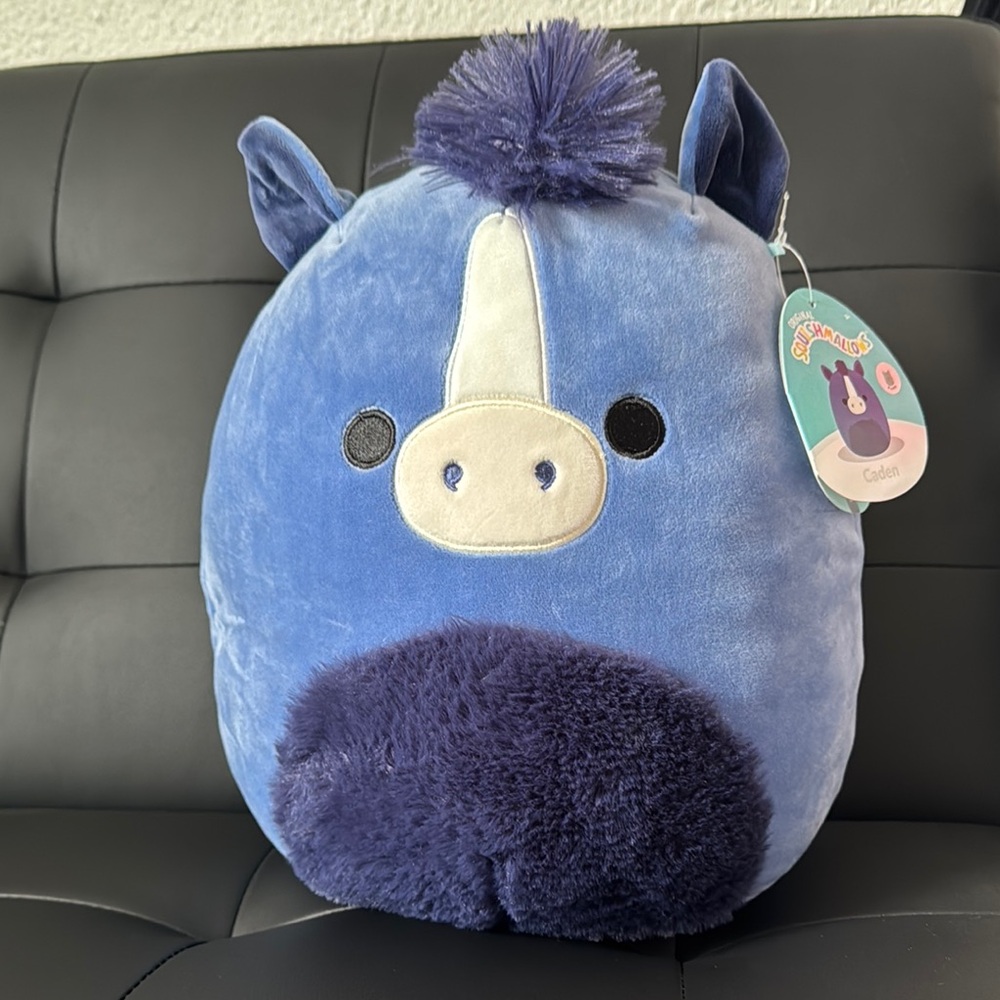 Blue and Purple Squishmallow Plush Toy
